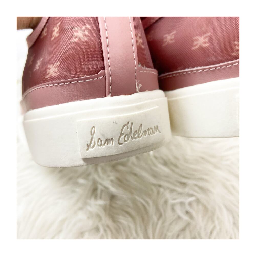 Sam Edelman Edelyn Size 8.5 Pink Women's Low Top Casual Mesh Comfort Sneaker - Picture 7 of 13